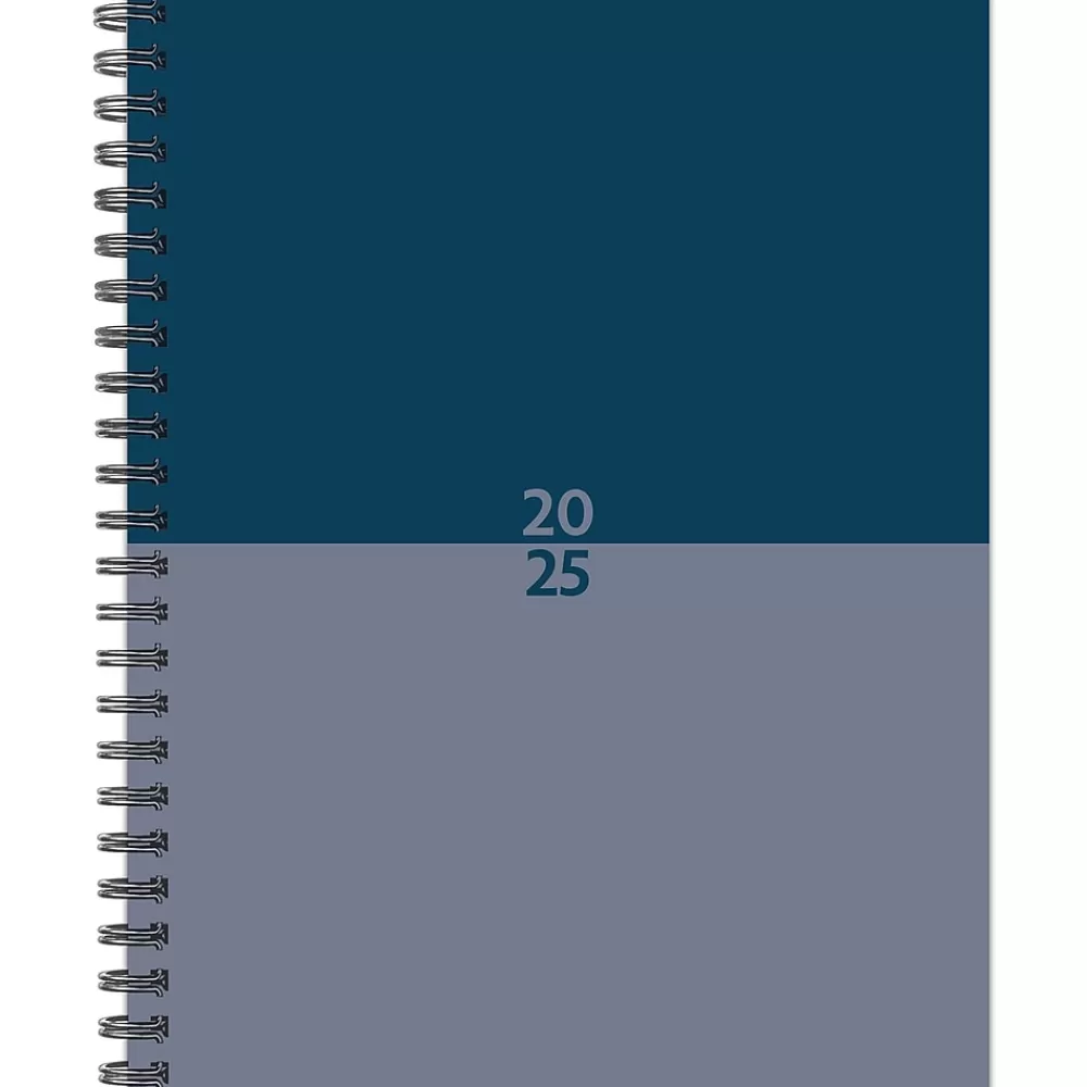 Willow Creek 2025 Planners<2025 Blue Duotone 6.5" x 8.5" Weekly Planner Cover, Blue/Gray (47316)