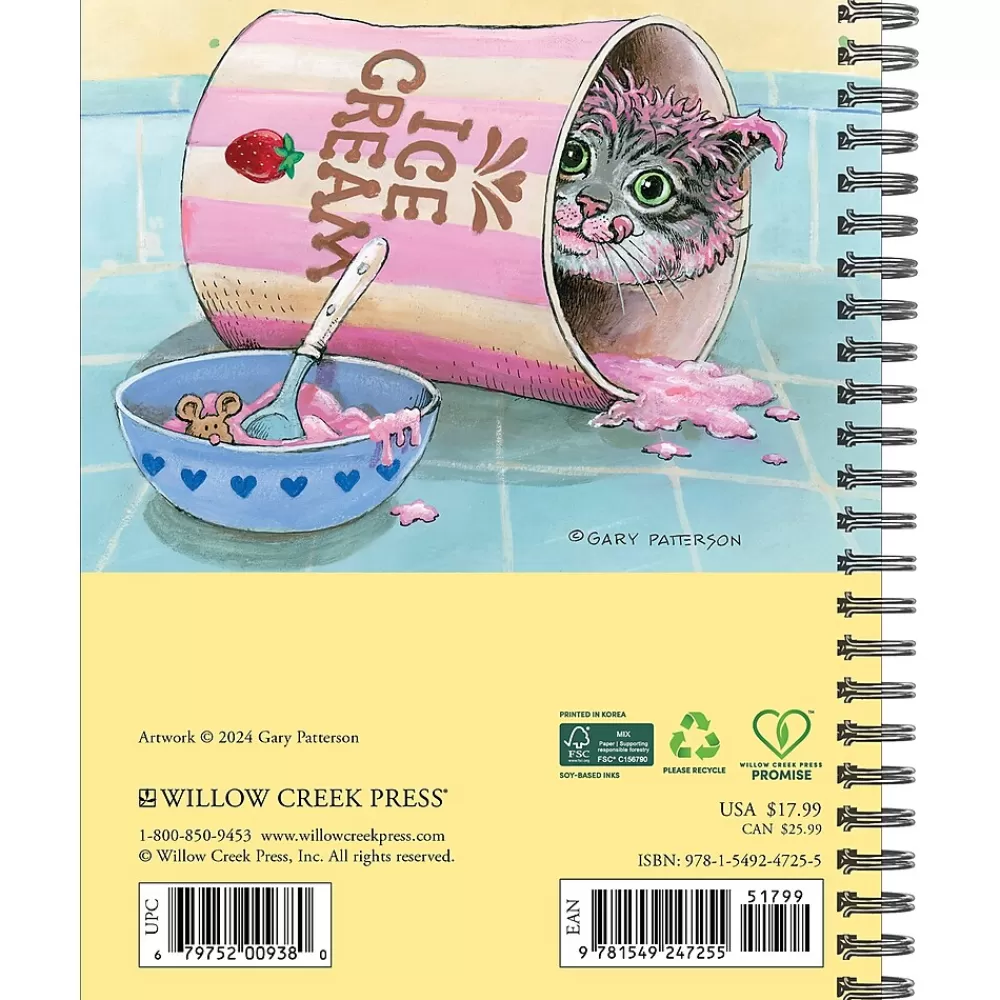 Willow Creek 2025 Planners<2025 Cats 6.5" x 8.5" Yearly Planner Cover (47255)