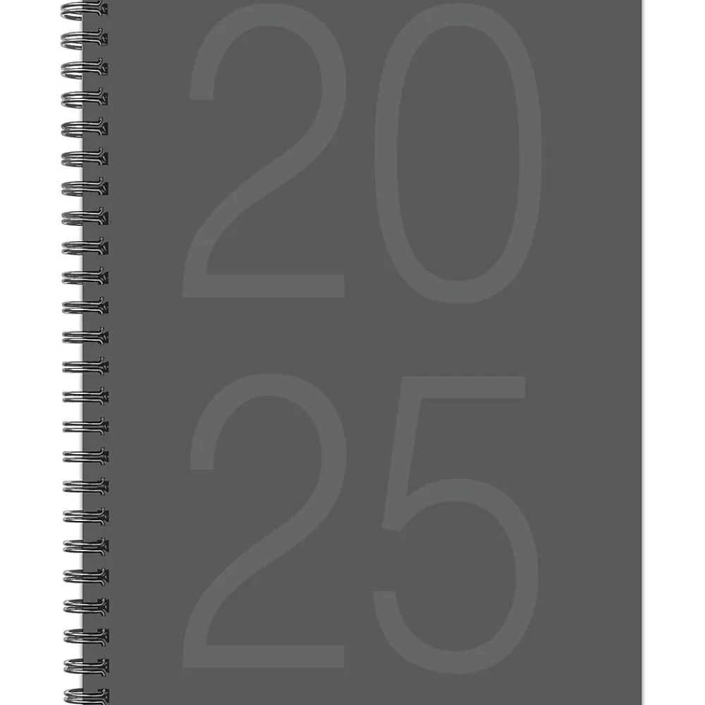 Willow Creek 2025 Planners<2025 Charcoal Gray 6.5" x 8.5" Weekly & Monthly Planner Cover (48825)