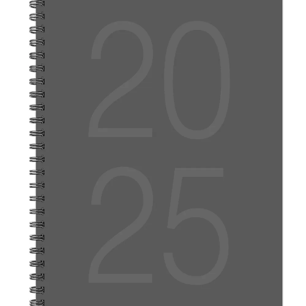 Willow Creek 2025 Planners<2025 Charcoal Gray 8.5" x 11" Weekly & Monthly Planner Cover (48900)