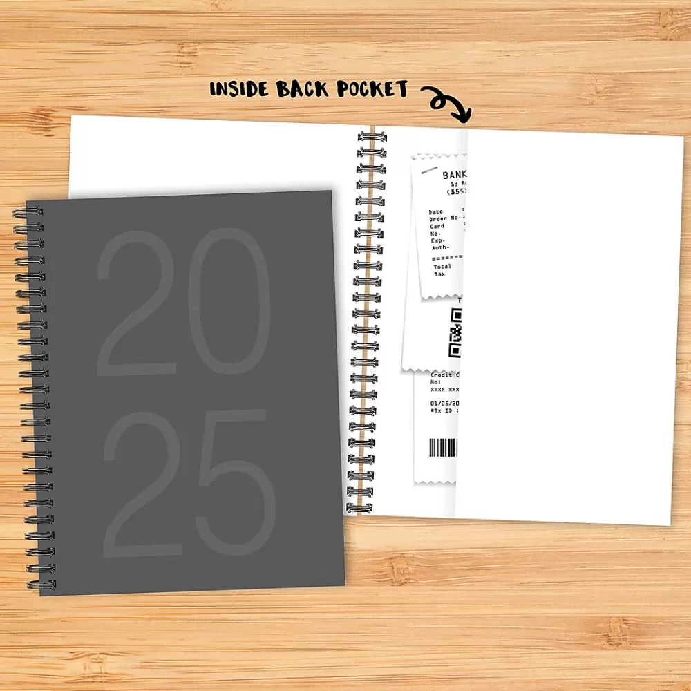 Willow Creek 2025 Planners<2025 Charcoal Gray 8.5" x 11" Weekly & Monthly Planner Cover (48900)