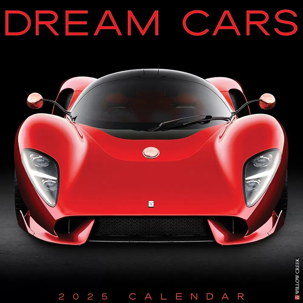 Willow Creek 2025 Calendars<2025 Dream Cars 7" x 7" Yearly Wall Calendar (45831)