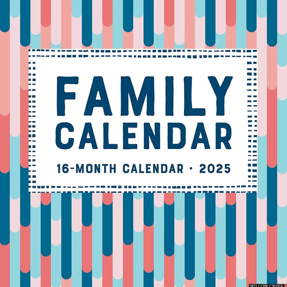 Willow Creek 2025 Calendars<2025 Family Planner 12" x 12" Monthly Wall Calendar (42861)