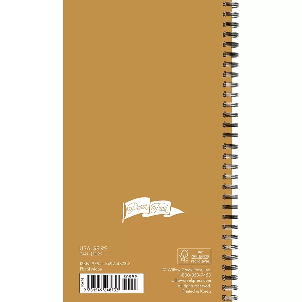 Willow Creek 2025 Planners<2025 Floral Moon 3.5" x 6.5" Weekly Planner Cover, Multicolored (48733)