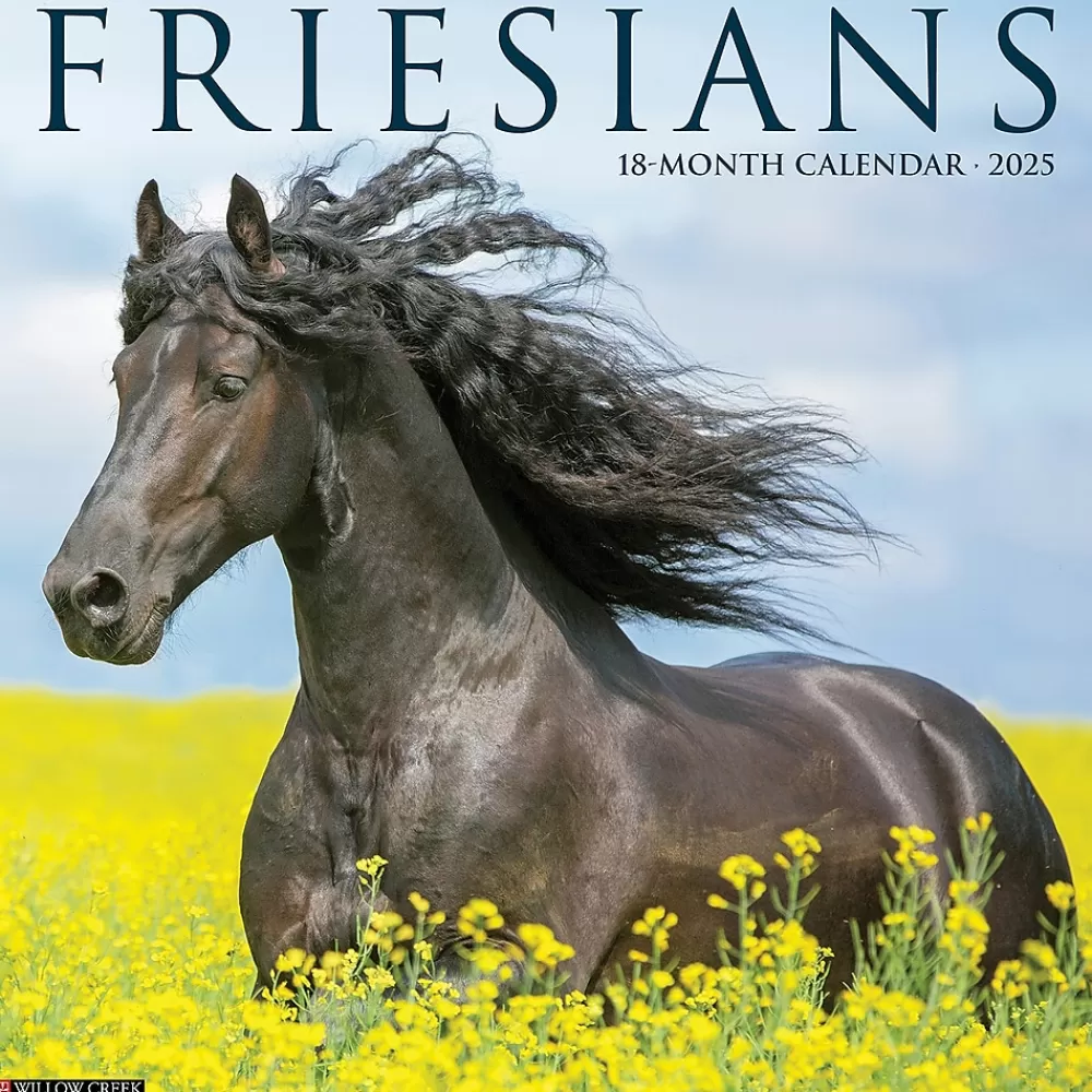 Willow Creek 2025 Calendars<2025 Friesians 12" x 12" Monthly Wall Calendar (42960)