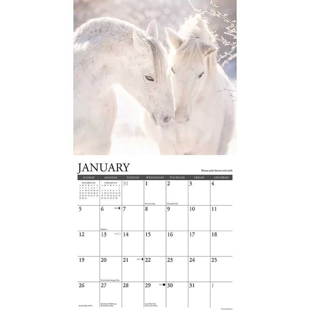 Willow Creek 2025 Calendars<2025 Happiness is a Horse 12" x 12" Monthly Wall Calendar (43271)