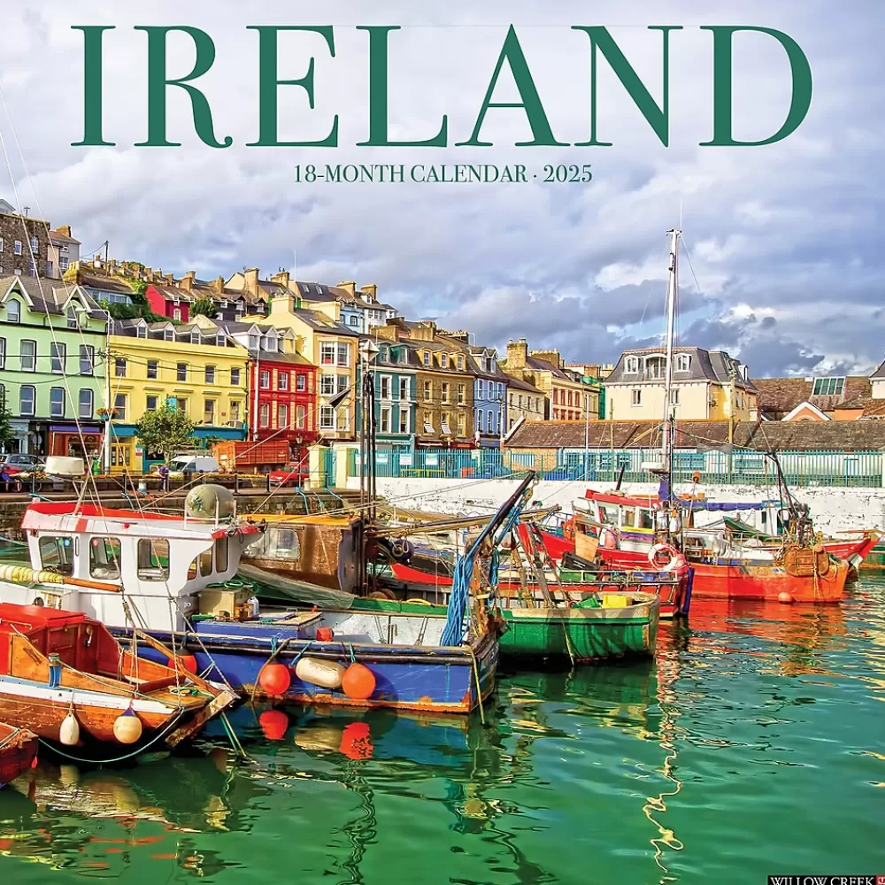 Willow Creek 2025 Calendars<2025 Ireland 12" x 12" Monthly Wall Calendar (43509)