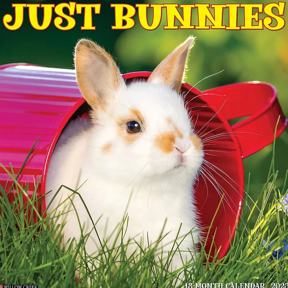 Willow Creek 2025 Calendars<2025 Just Bunnies 12" x 12" Monthly Wall Calendar (42045)