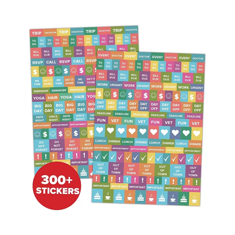 Willow Creek Academic Planners<2024-2025 Mystic Butterfly 6.5" x 8.5" Academic Weekly & Monthly Planner, Paper Cover, Multicolor (47460)