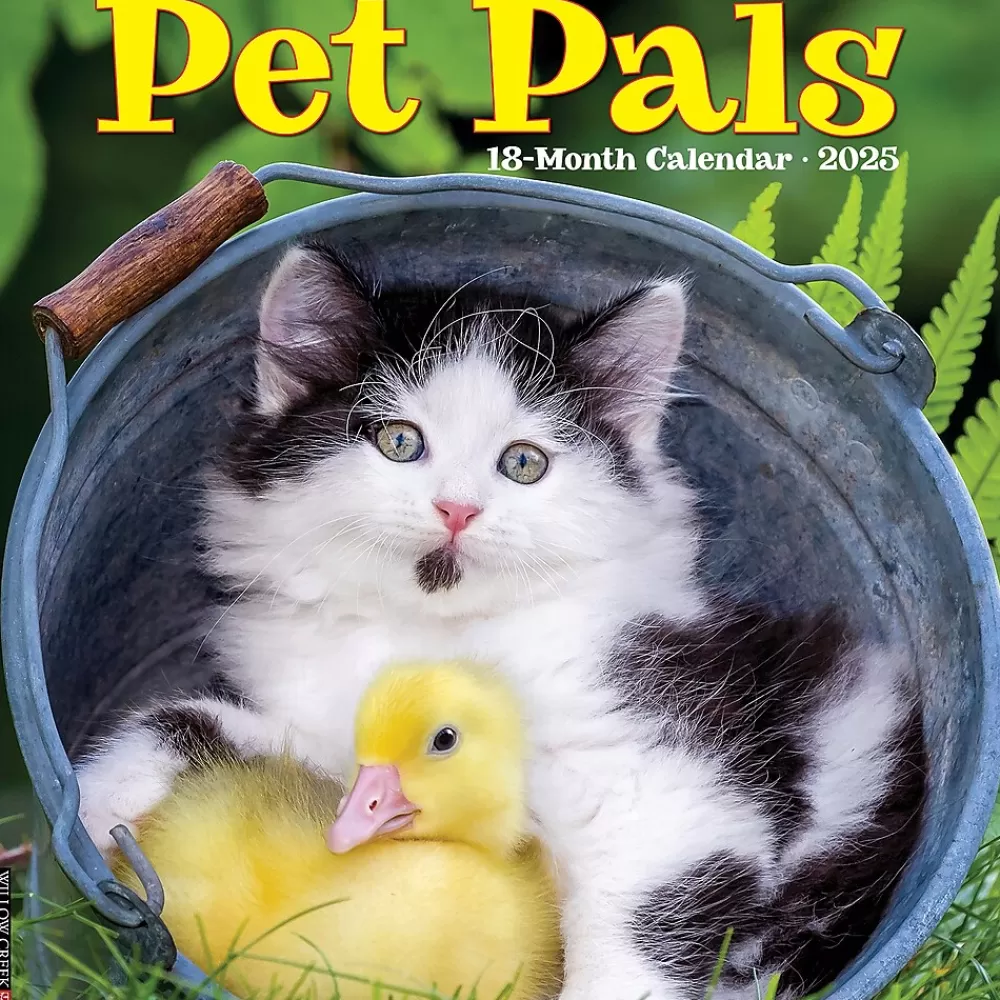 Willow Creek 2025 Calendars<2025 Pet Pals 12" x 12" Monthly Wall Calendar (44438)