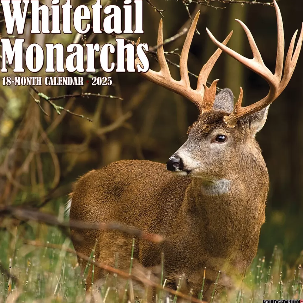 Willow Creek 2025 Calendars<2025 Whitetail Monarchs 12" x 12" Monthly Wall Calendar (45428)