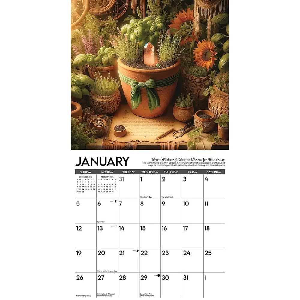 Willow Creek 2025 Calendars<2025 Witchcraft-There's Magic in All of Us 12" x 12" Yearly Wall Calendar (46661)