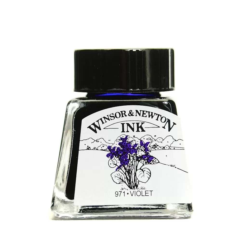 Winsor & Newton Pens<Winsor and Newton Drawing Inks violet 14 ml 688 [Pack of 4]