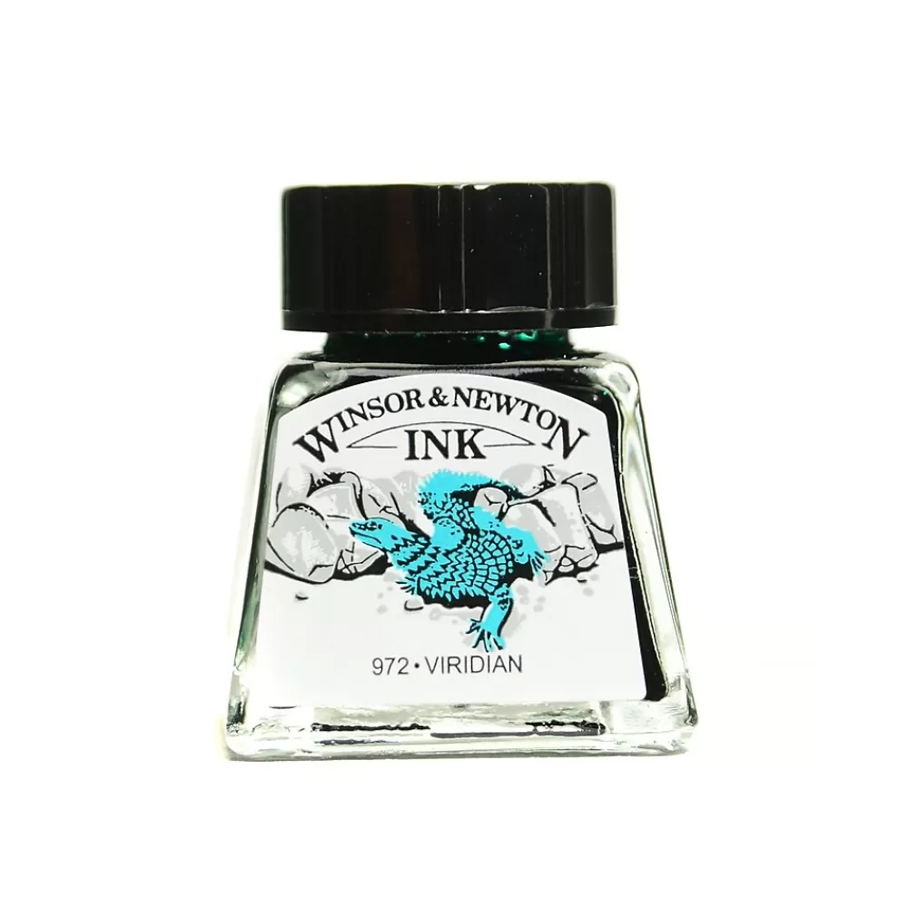 Winsor & Newton Pens<Winsor and Newton Drawing Inks viridian 14 ml 692 [Pack of 4]