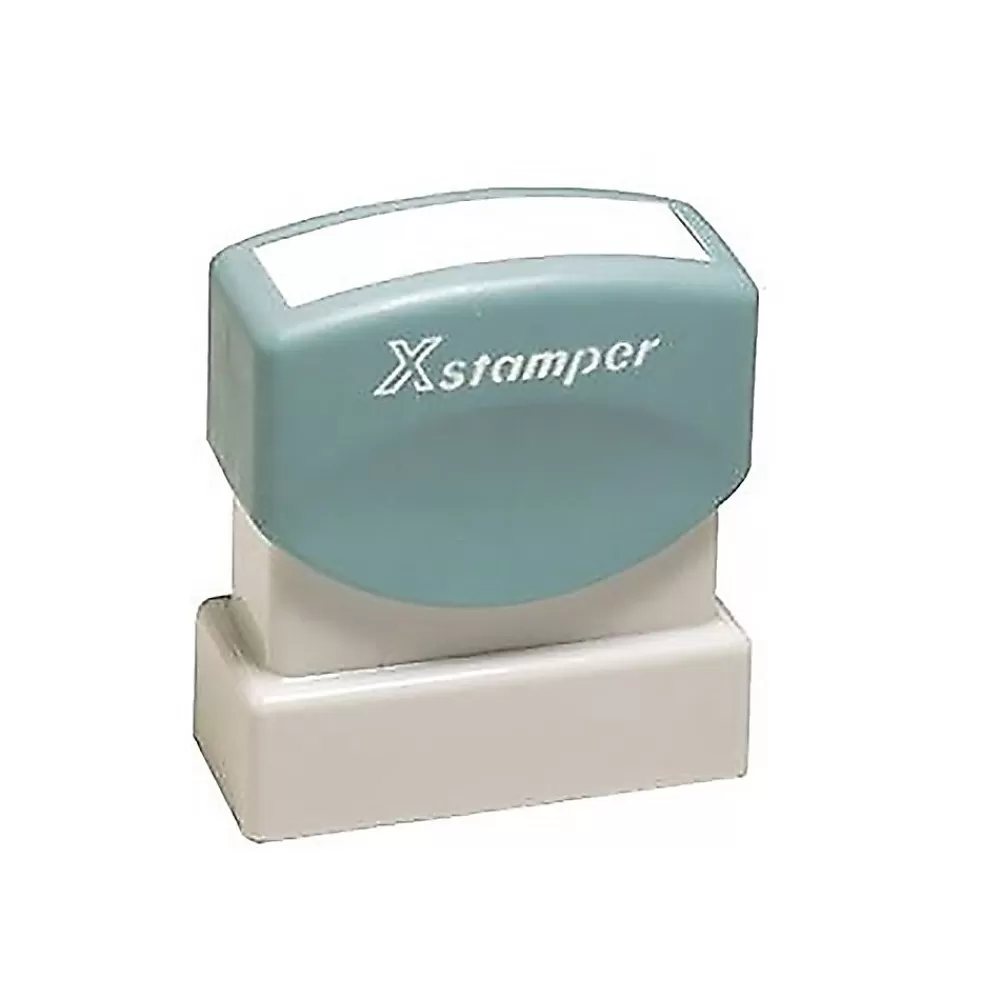 Cosco Stamps & Stamp Pads<Xstamper 2-Color Title Stamps, "PAID" Blue/Red Ink (036029)