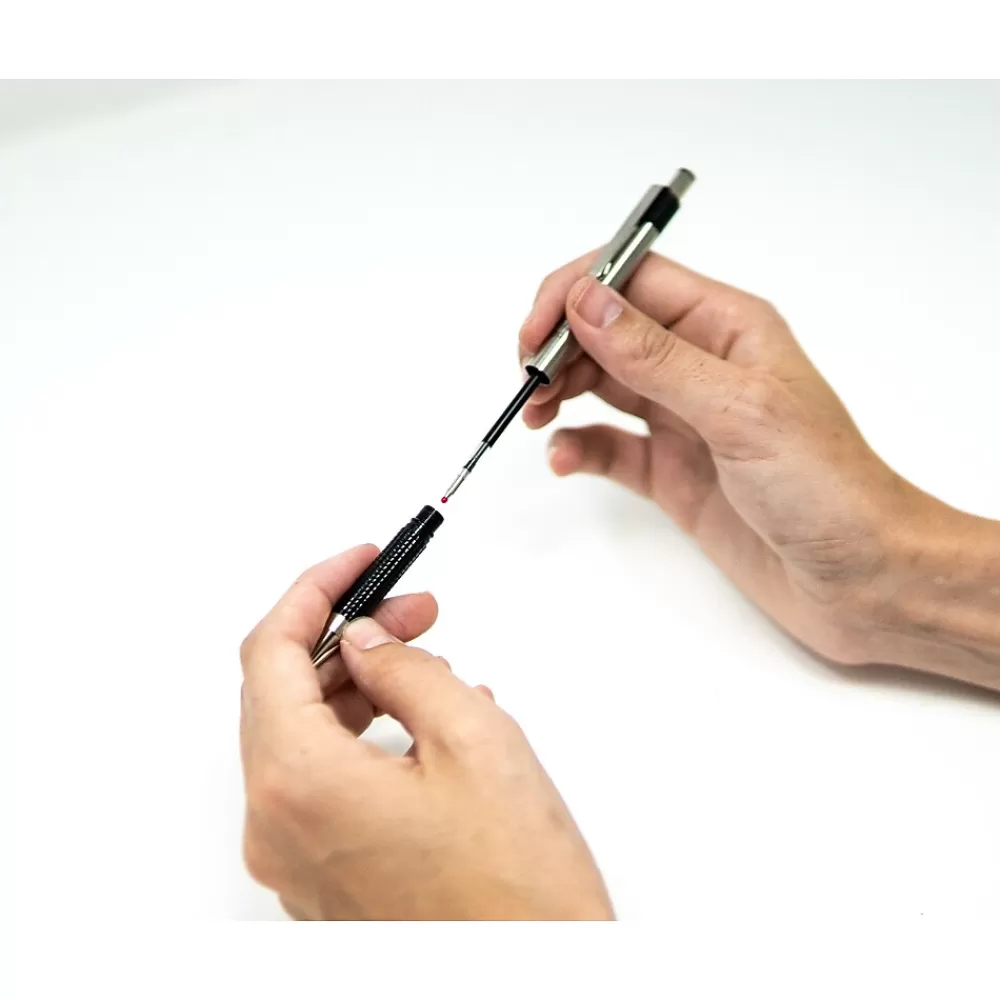 Zebra Pens<F-301 Retractable Ballpoint Pen, Bold Point, 1.6mm, Black Ink, 2 Pack (27312)